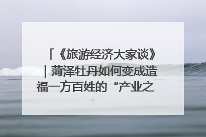 《旅游经济大家谈》｜菏泽牡丹如何变成造福一方百姓的“产业之花”“富民之花”？