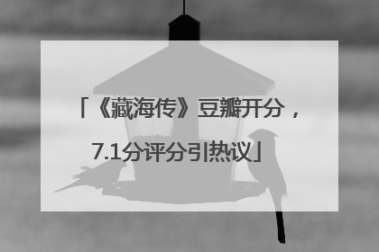 《藏海传》豆瓣开分，7.1分评分引热议