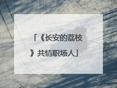 《长安的荔枝》共情职场人