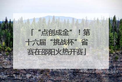 “点创成金”！第十六届“挑战杯”省赛在邵阳火热开赛
