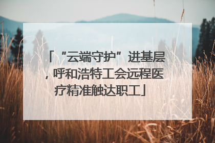 “云端守护”进基层，呼和浩特工会远程医疗精准触达职工