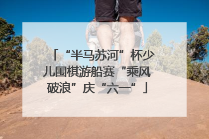“半马苏河”杯少儿围棋游船赛“乘风破浪”庆“六一”