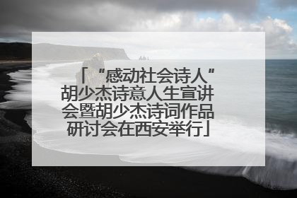 “感动社会诗人”胡少杰诗意人生宣讲会暨胡少杰诗词作品研讨会在西安举行