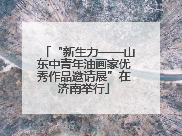 “新生力——山东中青年油画家优秀作品邀请展”在济南举行