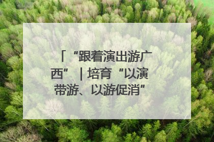 “跟着演出游广西”｜培育“以演带游、以游促消”文旅消费新生态