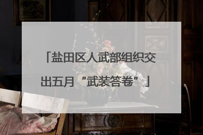 盐田区人武部组织交出五月“武装答卷”