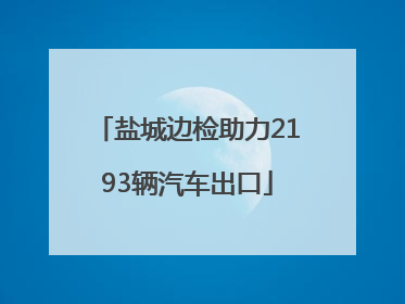 盐城边检助力2193辆汽车出口