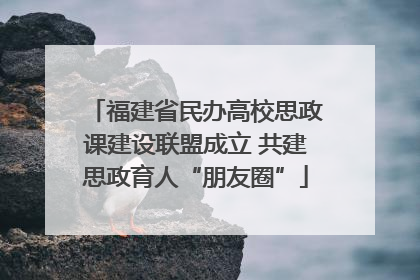 福建省民办高校思政课建设联盟成立 共建思政育人“朋友圈”