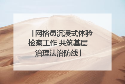 网格员沉浸式体验检察工作 共筑基层治理法治防线