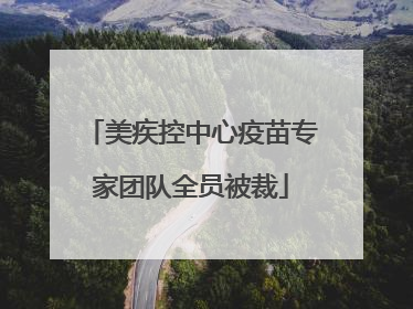 美疾控中心疫苗专家团队全员被裁