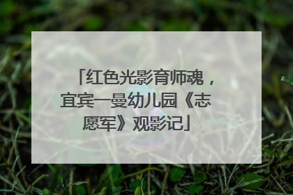 红色光影育师魂，宜宾一曼幼儿园《志愿军》观影记