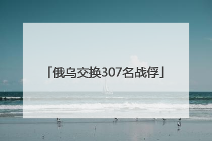 俄乌交换307名战俘