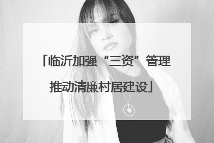 临沂加强“三资”管理 推动清廉村居建设