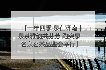 一年四季·泉在济南｜泉茶雅韵共芬芳 趵突泉名泉茗茶品鉴会举行