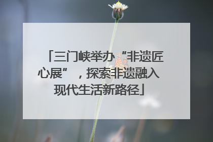 三门峡举办“非遗匠心展”，探索非遗融入现代生活新路径
