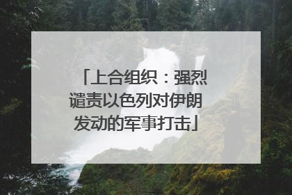 上合组织：强烈谴责以色列对伊朗发动的军事打击