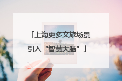 上海更多文旅场景引入“智慧大脑”