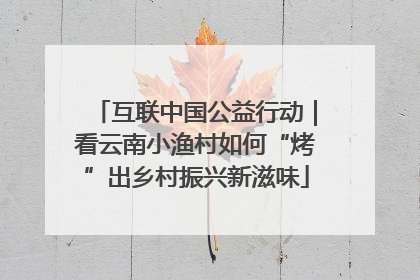 互联中国公益行动｜看云南小渔村如何“烤”出乡村振兴新滋味