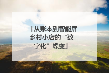 从账本到智能屏 乡村小店的“数字化”蝶变