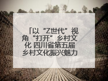 以“Z世代”视角“打开”乡村文化 四川省第五届乡村文化振兴魅力竞演大赛启动