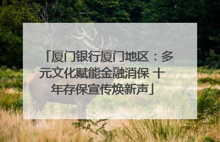 厦门银行厦门地区：多元文化赋能金融消保 十年存保宣传焕新声