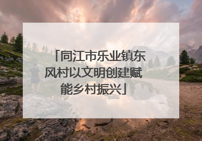 同江市乐业镇东风村以文明创建赋能乡村振兴