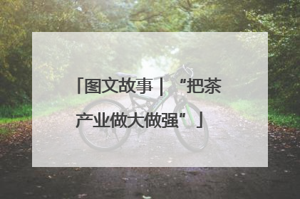 图文故事｜“把茶产业做大做强”
