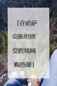 在哈萨克斯坦感受跨境网购热潮