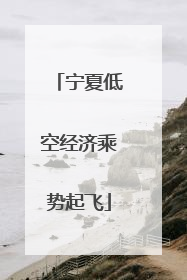 宁夏低空经济乘势起飞