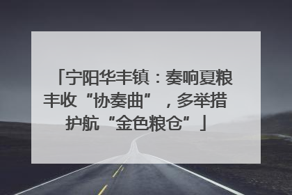 宁阳华丰镇：奏响夏粮丰收“协奏曲”，多举措护航“金色粮仓”