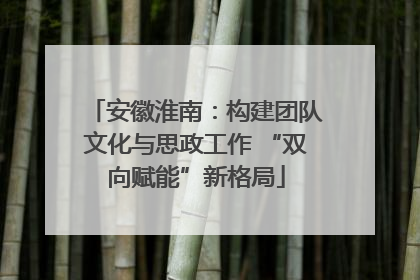 安徽淮南：构建团队文化与思政工作 “双向赋能”新格局