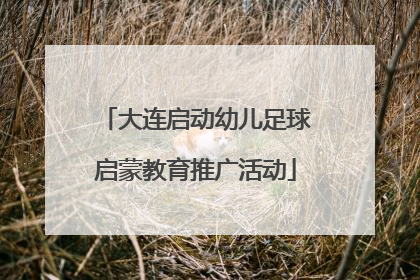 大连启动幼儿足球启蒙教育推广活动