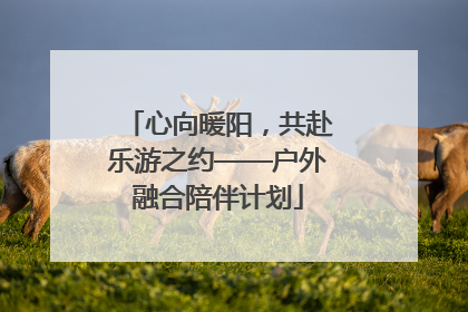 心向暖阳，共赴乐游之约——户外融合陪伴计划