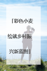 彩色小麦绘就乡村振兴新蓝图