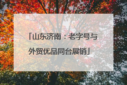 山东济南：老字号与外贸优品同台展销