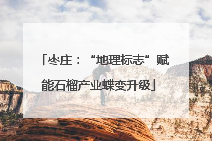 枣庄：“地理标志”赋能石榴产业蝶变升级