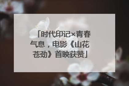 时代印记×青春气息，电影《山花苍劲》首映获赞
