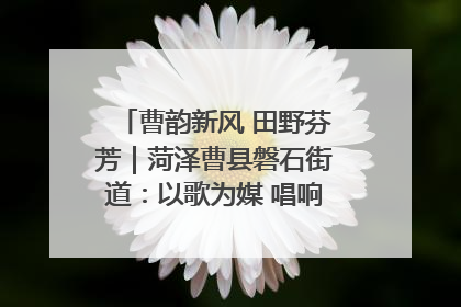 曹韵新风 田野芬芳｜菏泽曹县磐石街道：以歌为媒 唱响乡土“新歌声”