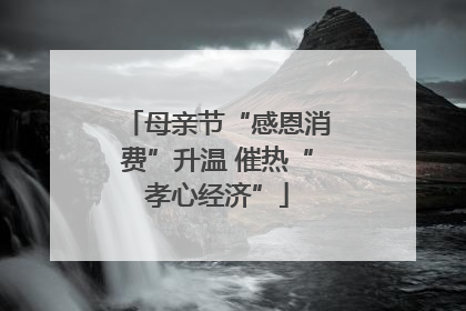 母亲节“感恩消费”升温 催热“孝心经济”