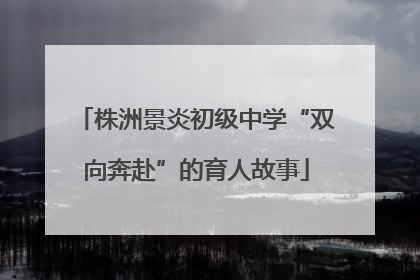 株洲景炎初级中学“双向奔赴”的育人故事