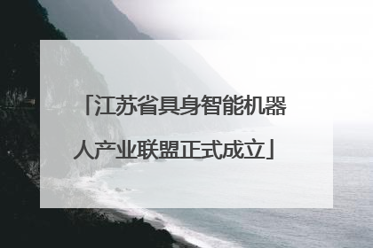 江苏省具身智能机器人产业联盟正式成立