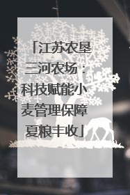 江苏农垦三河农场：科技赋能小麦管理保障夏粮丰收