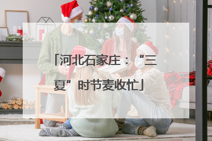 河北石家庄：“三夏”时节麦收忙