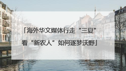 海外华文媒体行走“三夏” 看“新农人”如何逐梦沃野
