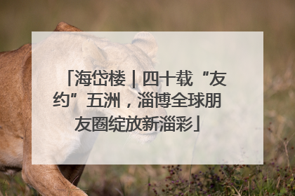 海岱楼｜四十载“友约”五洲，淄博全球朋友圈绽放新淄彩