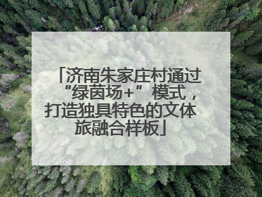 济南朱家庄村通过“绿茵场+”模式，打造独具特色的文体旅融合样板