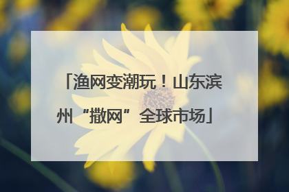 渔网变潮玩！山东滨州“撒网”全球市场