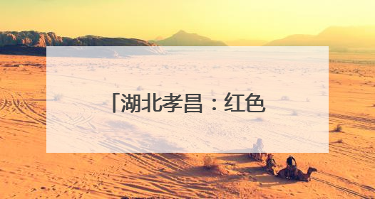 湖北孝昌：红色血脉激活乡村振兴“新动能”