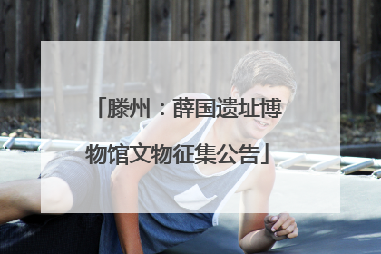 滕州：薛国遗址博物馆文物征集公告