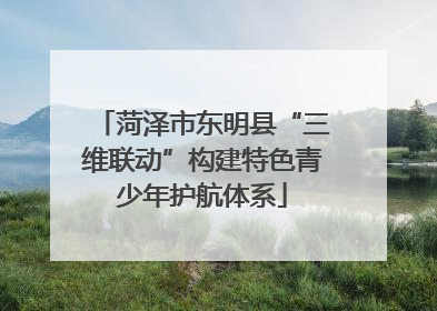 菏泽市东明县“三维联动”构建特色青少年护航体系